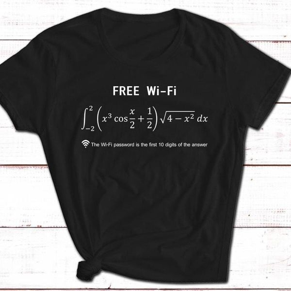 women's t-shirt wi-fi t shirt women men funny math sayings teacher student graphic tees gift birthday present clothing, White
women's t-shirt wi-fi t shirt women men funny math sayings teacher student graphic tees gift birthday present clothing, White