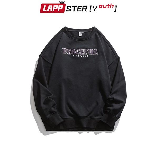 men's hoodies & sweatshirts lappster-youth men solid letter streetwear oversized hoodie 2021 mens harajuku vintage causal male korean f, Black
men's hoodies & sweatshirts lappster-youth men solid letter streetwear oversized hoodie 2021 mens harajuku vintage causal male korean f, Black