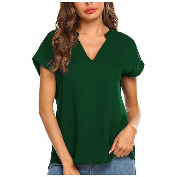 women's blouses & shirts v-neck for women ladies short sleeve plus size female blusas mujer de moda 2021 casual, White
women's blouses & shirts v-neck for women ladies short sleeve plus size female blusas mujer de moda 2021 casual, White