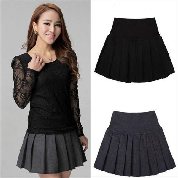 fashion autumn and winter knitted womens skirt elastic high waist mini above knee skirts ball gown pleated short wool, Black
fashion autumn and winter knitted womens skirt elastic high waist mini above knee skirts ball gown pleated short wool, Black