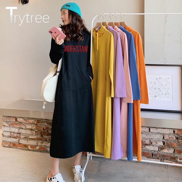 casual dresses trytree spring autumn women's dress fashion letters cotton blended straight floral mid-calf loose hooded streetwear, Black;gray
casual dresses trytree spring autumn women's dress fashion letters cotton blended straight floral mid-calf loose hooded streetwear, Black;gray