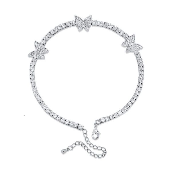 women anklets luxury 3mm bling zircon tennis chain fashion 18k gold rhodium plated copper butterfly hip hop, Red;blue
women anklets luxury 3mm bling zircon tennis chain fashion 18k gold rhodium plated copper butterfly hip hop, Red;blue