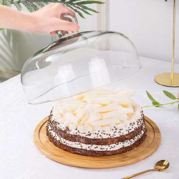 storage bottles & jars 1pcs food grade transparent dustproof cake glass cover fruit bamboo tray for kitchen
storage bottles & jars 1pcs food grade transparent dustproof cake glass cover fruit bamboo tray for kitchen