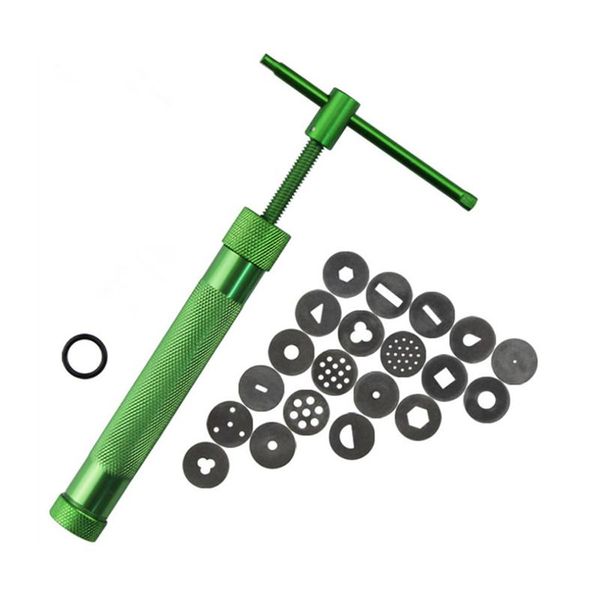 cake tools alloy cookie sugar cream extruder with 20 tips rotate sculpture shaper gun paste decorating
cake tools alloy cookie sugar cream extruder with 20 tips rotate sculpture shaper gun paste decorating