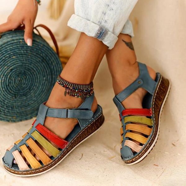 sandals summer style women wedges round toe classic openwork narrowband design low heels beach female shoes chaussures femme, Black
sandals summer style women wedges round toe classic openwork narrowband design low heels beach female shoes chaussures femme, Black