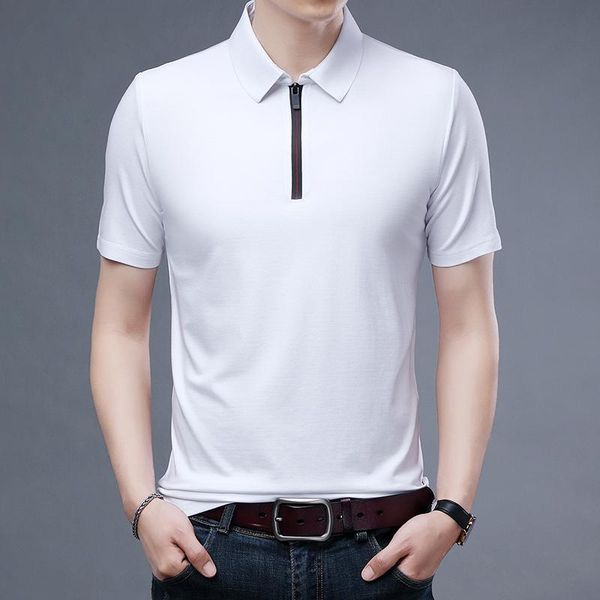 men's t-shirts browon summer t shirt men solid color thin casual short sleeve clothes fashion anti-wrinkle turn-down collar oversized, White;black
men's t-shirts browon summer t shirt men solid color thin casual short sleeve clothes fashion anti-wrinkle turn-down collar oversized, White;black