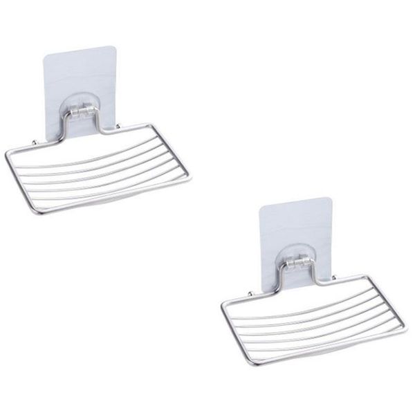 pack soap dish holder self adhesive wall mounted sponge stainless steel storage saver rack for bathroom dishes
pack soap dish holder self adhesive wall mounted sponge stainless steel storage saver rack for bathroom dishes