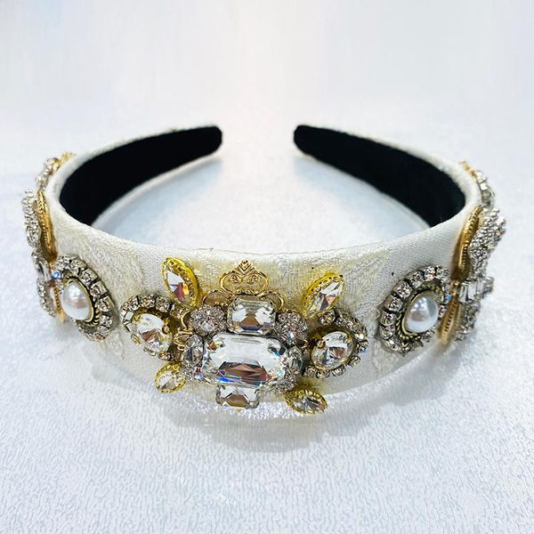 hair clips & barrettes luxury rhinestones soft headbands for women full crystal hairbands white baroque accessories, Golden;silver
hair clips & barrettes luxury rhinestones soft headbands for women full crystal hairbands white baroque accessories, Golden;silver