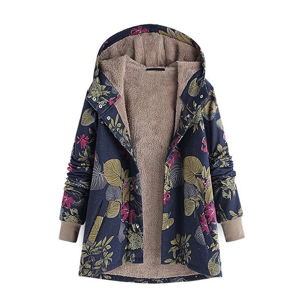 leaves printed winter women coats single breasted long sleeve hooded outwear plus size casual warm plush jacket vintage women's jackets, Black;brown
leaves printed winter women coats single breasted long sleeve hooded outwear plus size casual warm plush jacket vintage women's jackets, Black;brown