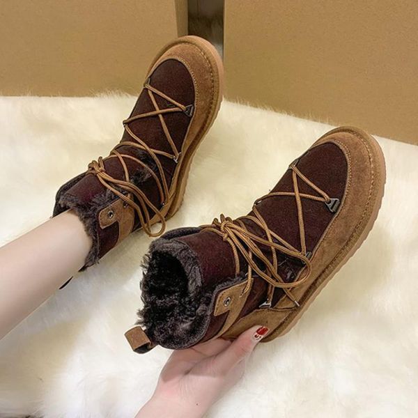 boots rimocy warm winter for women 2021 lace-up non-slip thick plush snow woman faux suede thicked cotton shoes booties, Black
boots rimocy warm winter for women 2021 lace-up non-slip thick plush snow woman faux suede thicked cotton shoes booties, Black