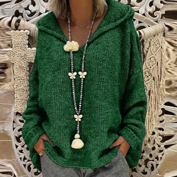 women's fashion loose large size solid color knit hoodie convertible long sleeve sweater street style sweaters, White;black
women's fashion loose large size solid color knit hoodie convertible long sleeve sweater street style sweaters, White;black