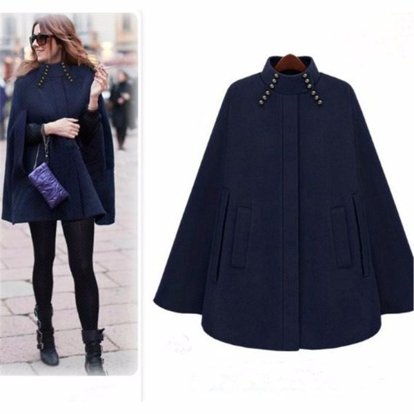 women's trench coats woman winter turtleneck sleeve long cape england style vintage woolen loose high street luxury, Tan;black
women's trench coats woman winter turtleneck sleeve long cape england style vintage woolen loose high street luxury, Tan;black