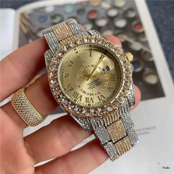 2021 three needle series luxury mens watches roman numeral dial quartz watch designer wristwatch diamond bezel rolx brand, Slivery;brown
2021 three needle series luxury mens watches roman numeral dial quartz watch designer wristwatch diamond bezel rolx brand, Slivery;brown