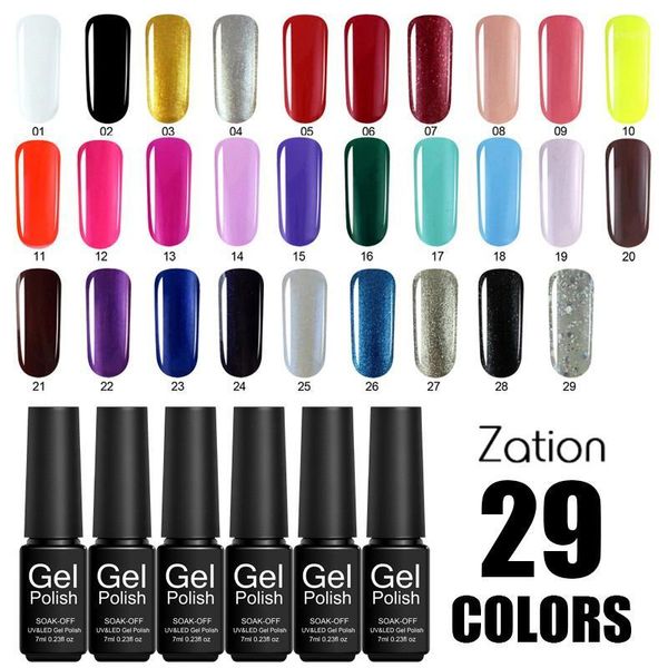 zation 7ml gel nail polish semi permanant uv soak off art manicure 29 colors nails glue to choose varnish1, Red;pink
zation 7ml gel nail polish semi permanant uv soak off art manicure 29 colors nails glue to choose varnish1, Red;pink