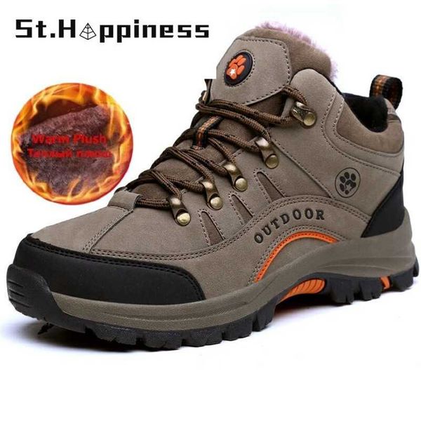 winter men snow boots waterproof leather sneakers warm plush outdoor hiking boots camping shoes big size 211106, Black
winter men snow boots waterproof leather sneakers warm plush outdoor hiking boots camping shoes big size 211106, Black
