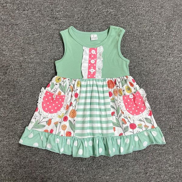 girl's dresses summer girls clothes green sleeveless pink pocket white lace red yellow flower print pattern girl
girl's dresses summer girls clothes green sleeveless pink pocket white lace red yellow flower print pattern girl
