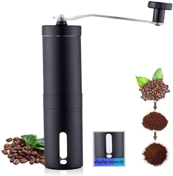 manual coffee grinders grinder stainless steel adjustable bean mill with rubber loop ring easy clean kitchen tools
manual coffee grinders grinder stainless steel adjustable bean mill with rubber loop ring easy clean kitchen tools