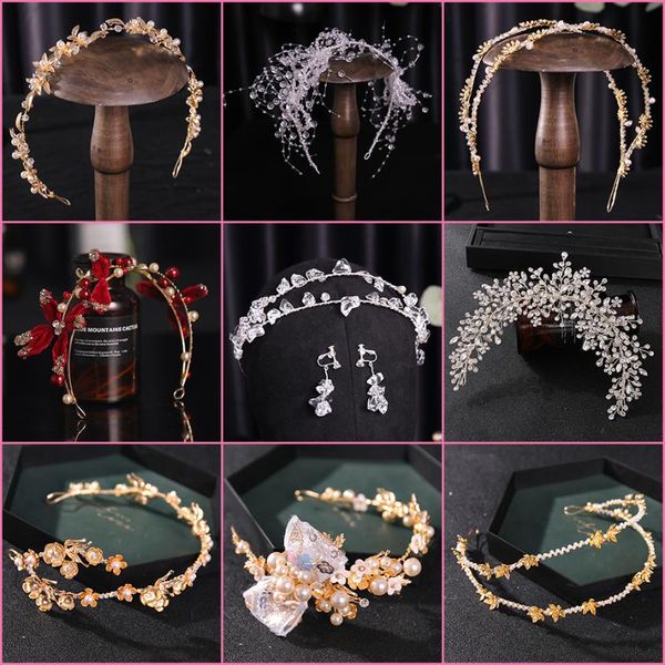 hair clips & barrettes bridal headband forseven product release zinc alloy rhinestone crystal material golden fashionable ladies pearl, Golden;silver
hair clips & barrettes bridal headband forseven product release zinc alloy rhinestone crystal material golden fashionable ladies pearl, Golden;silver