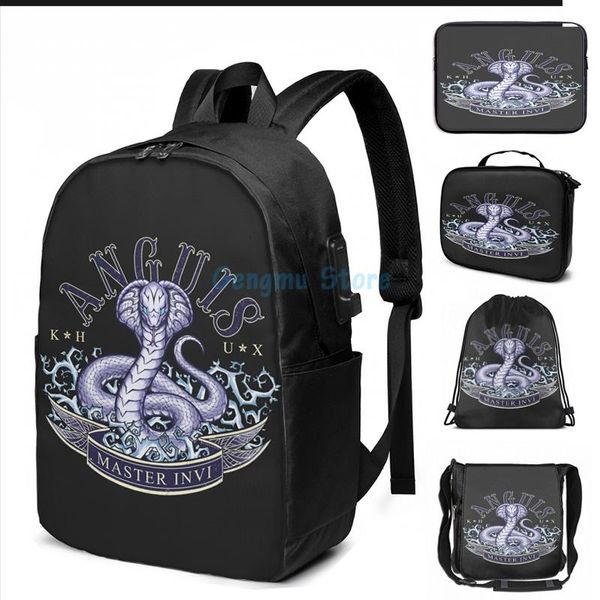 funny graphic print invi of anguis usb charge backpack men school bags women bag travel laptop
funny graphic print invi of anguis usb charge backpack men school bags women bag travel laptop