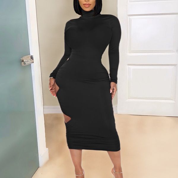 women bodycon dress long sleeves tight hollow backless package hips elastic clubwear female vestidos night out robe 210416, Black;gray
women bodycon dress long sleeves tight hollow backless package hips elastic clubwear female vestidos night out robe 210416, Black;gray