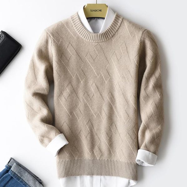 men's sweaters double thickening cashmere sweater men pullover 2021 autumn winter clothes hombre robe pull homme hiver, White;black
men's sweaters double thickening cashmere sweater men pullover 2021 autumn winter clothes hombre robe pull homme hiver, White;black
