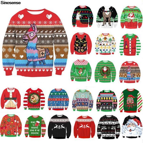 men's sweaters men women pullover ugly christmas sweater jumpers 3d funny printed autumn winter xmas clothing holiday party crewneck sw, White;black
men's sweaters men women pullover ugly christmas sweater jumpers 3d funny printed autumn winter xmas clothing holiday party crewneck sw, White;black