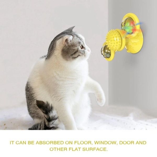 cat toys windmill toy turntable teasing pet cats hair brush funny with catnip scratching tickle
cat toys windmill toy turntable teasing pet cats hair brush funny with catnip scratching tickle
