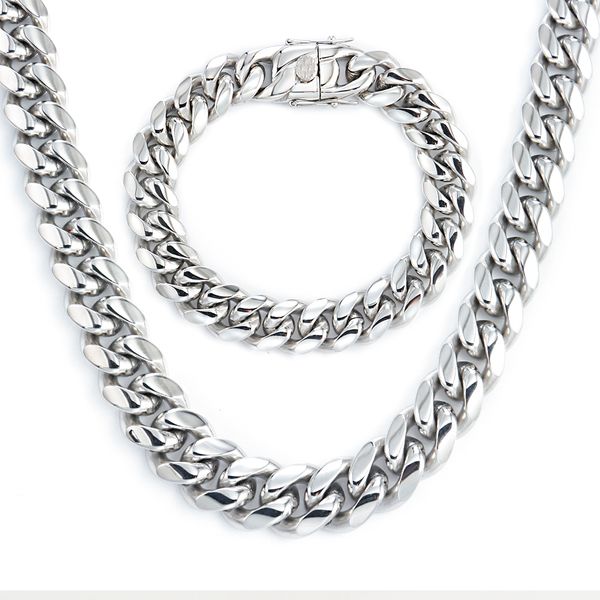 6mm-18mm hip-hop curb cuban link chain stainless steel necklace for men and women bracelet fashion jewelry, Silver
6mm-18mm hip-hop curb cuban link chain stainless steel necklace for men and women bracelet fashion jewelry, Silver