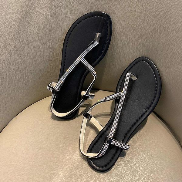 sandals women summer fashion women's 2021 rhinestone ladies flip all-match outdoor beach flat shoes, Black
sandals women summer fashion women's 2021 rhinestone ladies flip all-match outdoor beach flat shoes, Black