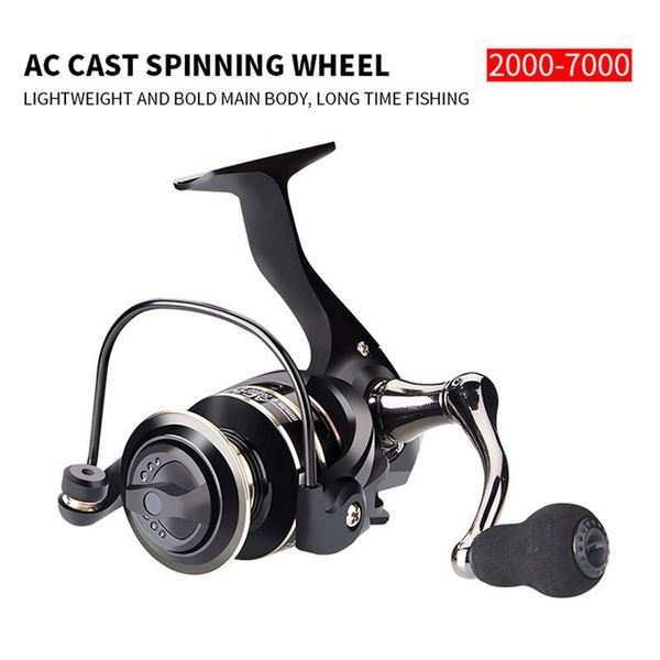 spinning wheel fishing reel 2000-7000 abs gear ratio 5.2:1 metal spool 5-8kg power hard saltwater carp long casting pesca baitcasting reels
spinning wheel fishing reel 2000-7000 abs gear ratio 5.2:1 metal spool 5-8kg power hard saltwater carp long casting pesca baitcasting reels