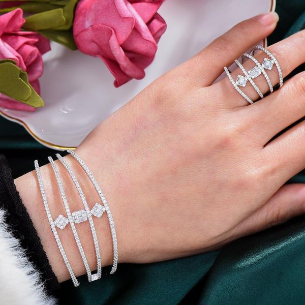 earrings & necklace missvikki trend spikes bangle ring jewelry set for women girl gift bridal wedding party show accessories high quality, Silver
earrings & necklace missvikki trend spikes bangle ring jewelry set for women girl gift bridal wedding party show accessories high quality, Silver