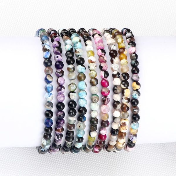 beaded, strands natural stone bracelet men 4mm agates chakra beads bracelets women elastic bangles yoga prayer buddha charm for couples jewe, Black
beaded, strands natural stone bracelet men 4mm agates chakra beads bracelets women elastic bangles yoga prayer buddha charm for couples jewe, Black