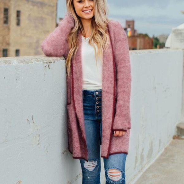 women's wool & blends spring autumn woolen solid coat female mid-long loose temperament women outerwear casual streetwear, Black
women's wool & blends spring autumn woolen solid coat female mid-long loose temperament women outerwear casual streetwear, Black