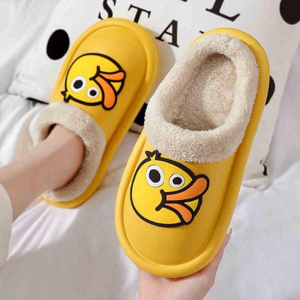 slippers winter waterproof men women indoor couple warm plush flock outdoor cartoon duck shoes, Black
slippers winter waterproof men women indoor couple warm plush flock outdoor cartoon duck shoes, Black