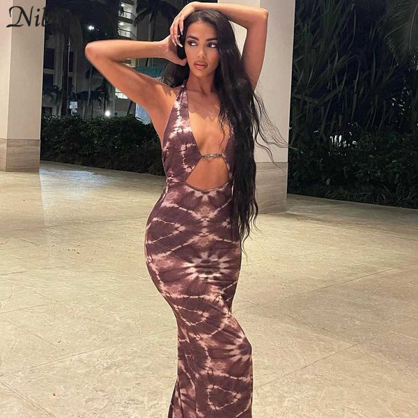 nibber serpentine sling halter womens dresses backless skinny hollow outfit sleeveless female long dresses elegant clubwear p0809, Black;gray
nibber serpentine sling halter womens dresses backless skinny hollow outfit sleeveless female long dresses elegant clubwear p0809, Black;gray