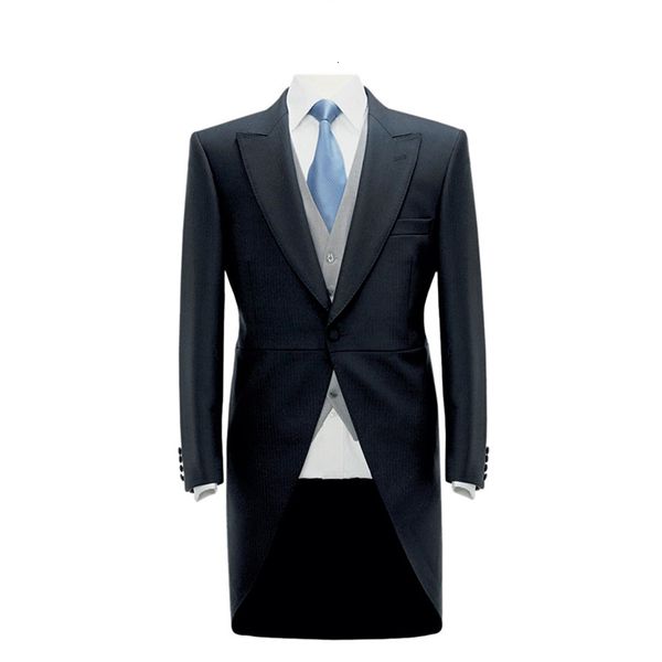 men's suits & blazers custom made to measure peak lapel navy blue evening tailcoat with white vest,bespoke wedding suit,tailored groom, White;black
men's suits & blazers custom made to measure peak lapel navy blue evening tailcoat with white vest,bespoke wedding suit,tailored groom, White;black