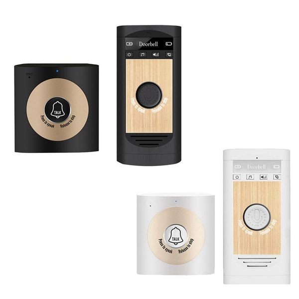 doorbells wireless voice intercom doorbell 2-way talk monitor with outdoor unit button indoor receiver smart home
doorbells wireless voice intercom doorbell 2-way talk monitor with outdoor unit button indoor receiver smart home