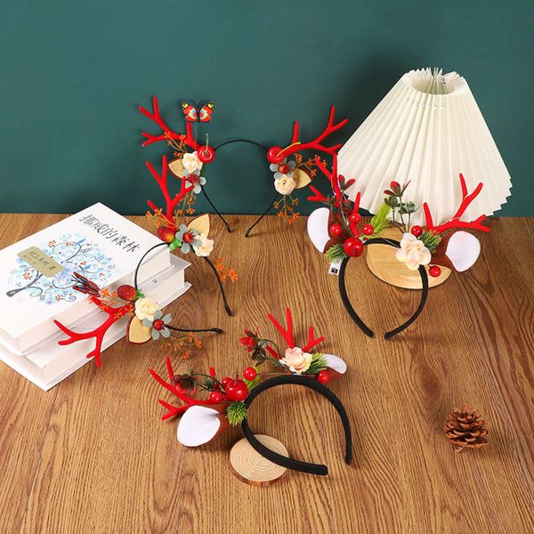 fairy fairy hoop deer horn headdress elk props net red jewelry, Black;brown
fairy fairy hoop deer horn headdress elk props net red jewelry, Black;brown