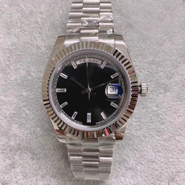 watch u1 automatic men movement double date crystal cubes black dial 316 stainless band, Slivery;brown
watch u1 automatic men movement double date crystal cubes black dial 316 stainless band, Slivery;brown