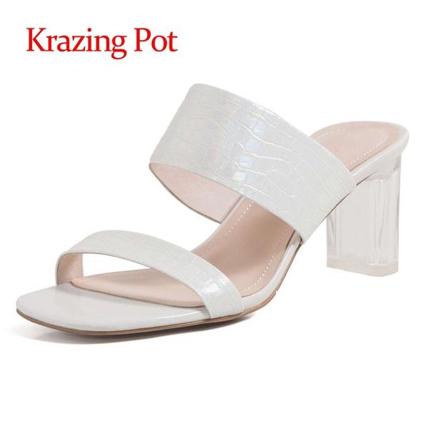 krazing pot peep toe high heels solid singbuck fashion crystal heel daily wear simple style slip on summer sandals women l43 dress shoes, Black
krazing pot peep toe high heels solid singbuck fashion crystal heel daily wear simple style slip on summer sandals women l43 dress shoes, Black