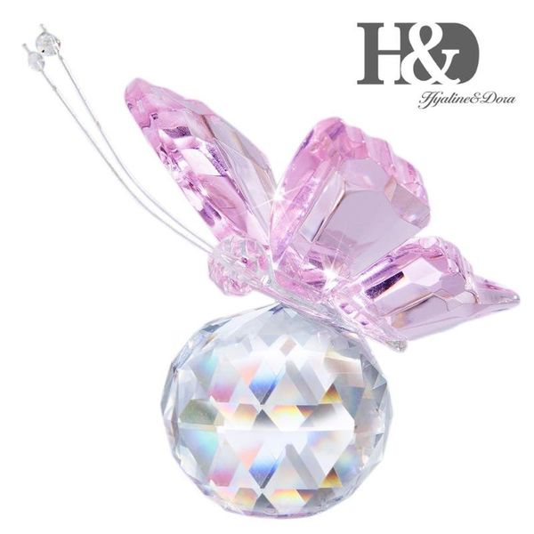 h&d pink crystal flying butterfly with ball base figurine collection cut glass ornament statue animal collectible decorative objects & figur
h&d pink crystal flying butterfly with ball base figurine collection cut glass ornament statue animal collectible decorative objects & figur