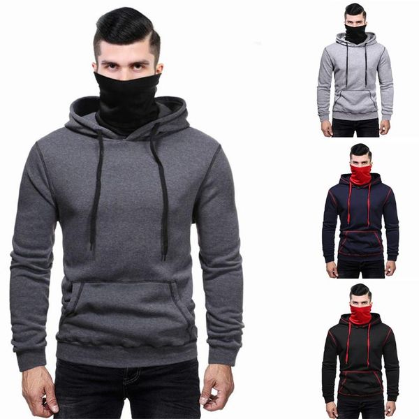 men's hoodies & sweatshirts xl40 autumn and winter casual hooded wear european size dark mask, Black
men's hoodies & sweatshirts xl40 autumn and winter casual hooded wear european size dark mask, Black