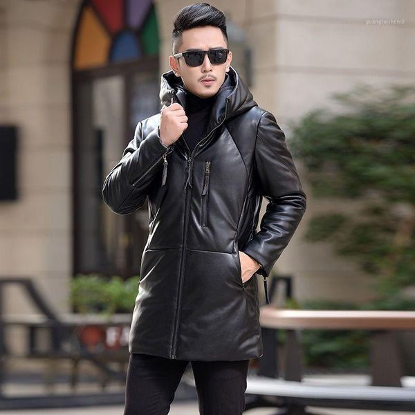sheep leather garment coats men hooded fur coat long jackets in winter men's & faux, Black
sheep leather garment coats men hooded fur coat long jackets in winter men's & faux, Black