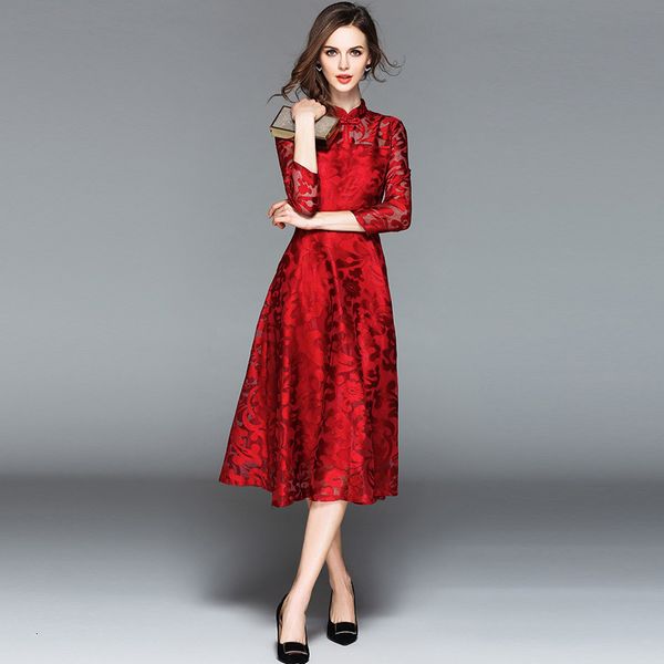 luxury casual dresses wind female coil buckle stand collar sleeve embroidered cheongsam skirt improved fashion long drs looks thin and fat, Black;gray
luxury casual dresses wind female coil buckle stand collar sleeve embroidered cheongsam skirt improved fashion long drs looks thin and fat, Black;gray