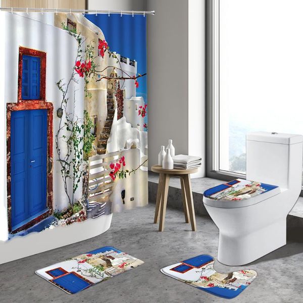 shower curtains traditional greece greek design city street curtain flowers window bathroom decor set non-slip rug toilet home bath mats
shower curtains traditional greece greek design city street curtain flowers window bathroom decor set non-slip rug toilet home bath mats