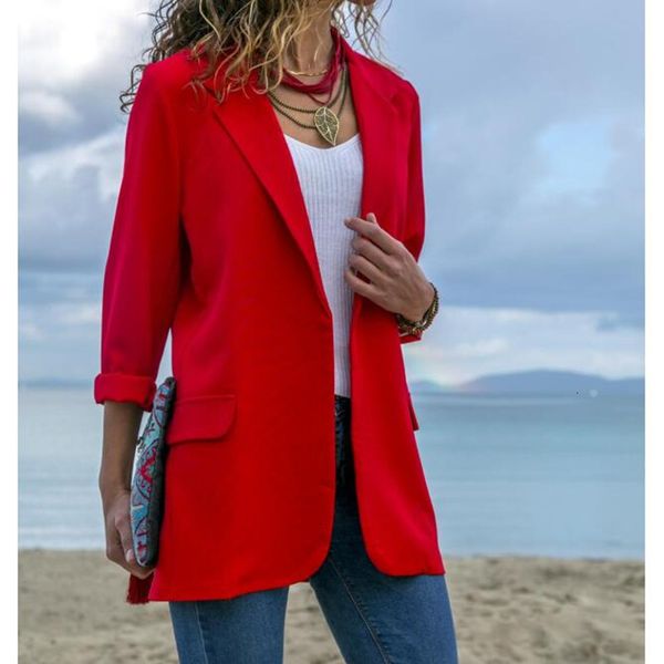 women's suits & blazers women jacket slim work office lady black none button business notched blazer coat gpm9, White;black
women's suits & blazers women jacket slim work office lady black none button business notched blazer coat gpm9, White;black