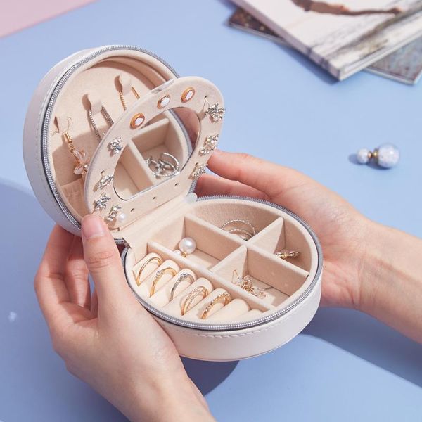 jewelry pouches, bags hoseng three layers with mirror pu leather zipper box women earring case pink color hs_758, Pink;blue
jewelry pouches, bags hoseng three layers with mirror pu leather zipper box women earring case pink color hs_758, Pink;blue
