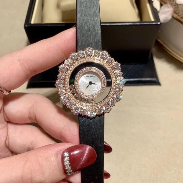wristwatches brand genuine leather watch diamond bezel 7 slide wristwatch 34mm quartz sapphire clock women happy stone watches, Slivery;brown
wristwatches brand genuine leather watch diamond bezel 7 slide wristwatch 34mm quartz sapphire clock women happy stone watches, Slivery;brown