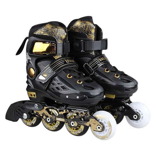 inline skates professional slalom roller skating shoes sliding skate patins size 35-46 good as sneaker fitness dress, Black 
inline skates professional slalom roller skating shoes sliding skate patins size 35-46 good as sneaker fitness dress, Black