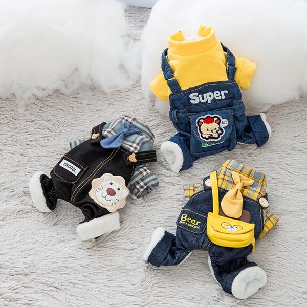 dog jumpsuit clothes pet ropa perro costume para for small large dogs coat cat puppy winter warm padded cartoon rompers overalls apparel
dog jumpsuit clothes pet ropa perro costume para for small large dogs coat cat puppy winter warm padded cartoon rompers overalls apparel